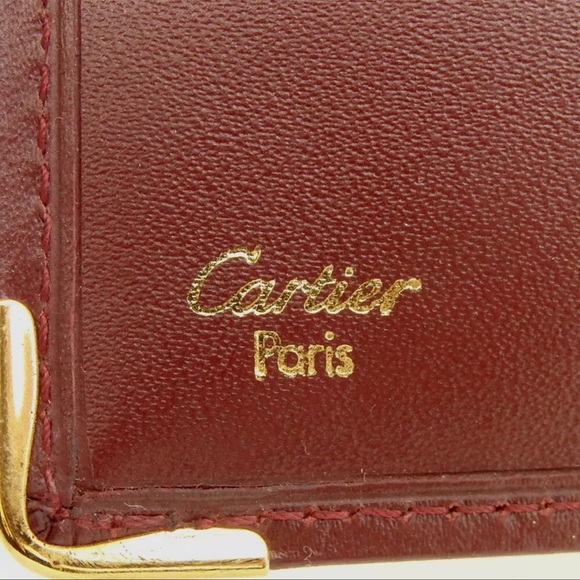 AUTH Must De Cartier Leather Bifold Wallet - Picture 11 of 11